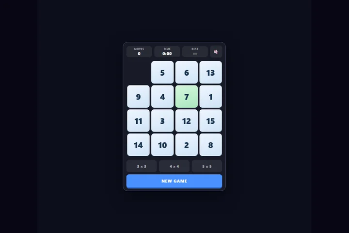 Slide Puzzle game cover