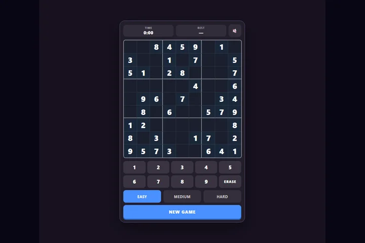 Sudoku game cover